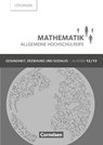 Mathematik Allgemeine Hochschulreife Klasse 12/13. Lösungen zum Schülerbuch - Juliane Brüggemann ; Hildegard Michael ; Kathrin Rüsch ; Susanne Viebrock - 9783064510296