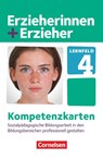 Erzieherinnen + Erzieher. Sozialpädagogische Bildungsarbeit in den Bildungsbereichen professionell gestalten. Kompetenzkarten - Anke Meyer - 9783064518612