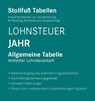 Tabelle, Lohnsteuer 2025 Jahr Sonderausgabe August -  - 9783083451259