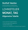 Tabelle, Lohnsteuer 2025 Monat, Tag Sonderausgabe August -  - 9783083467250