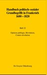Opinion Publique, Revolution, Contre-Revolution - Joern Leonhard ; Hans-Jurgen Lusebrink - 9783110724950