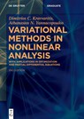 Variational Methods in Nonlinear Analysis - Dimitrios C. Kravvaritis ; Athanasios N. Yannacopoulos - 9783111333250