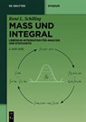 Maß Und Integral - Rene L Schilling - 9783111342771