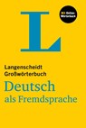 Langenscheidt Grosswoerterbuch German as a Foreign Language - Langenscheidt Editorial Staff - 9783125146051