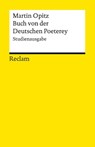 Buch von der Deutschen Poeterey (1624). Studienausgabe - Martin Opitz - 9783150145609
