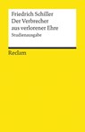 Der Verbrecher aus verlorener Ehre - Friedrich Schiller - 9783150191842
