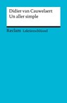 Didier van Cauwelaert: Un aller simple - Bernard Krauss ; Didier van Cauwelaert - 9783159600758