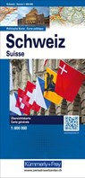 Kümmerly+Frey Schweiz, Karte politisch 1:600.000 -  - 9783259001721