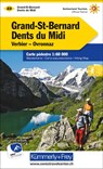 Grand-St-Bernard - Dents du Midi, Verbiez, Ovronnaz Wanderkarte -  - 9783259022221
