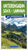 Unterengadin / Scuol - Samnaun 24 Wanderkarte 1:40 000 matt laminiert -  - 9783259023242