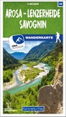 Arosa - Lenzerheide - Savognin 35 Wanderkarte 1:40 000 matt laminiert -  - 9783259023358