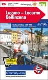 Radwanderkarte Lugano - Locarno - Bellinzona mit Ortsindex (18) -  - 9783259024188