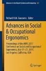 Advances in Social & Occupational Ergonomics - Richard H. M. Goossens - 9783319608273