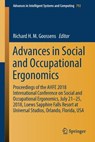 Advances in Social and Occupational Ergonomics - Richard H. M. Goossens - 9783319939995