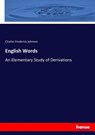 English Words - Charles Frederick Johnson - 9783337276157