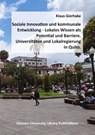 Soziale Innovation und kommunale Entwicklung - Klaus Gierhake - 9783347618275