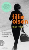 Was fehlt - Tillie Olsen - 9783351039837