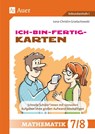 Ich-bin-fertig-Karten Mathematik Klassen 7-8 -  - 9783403084327