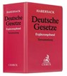 Deutsche Gesetze Ergänzungsband (mit Fortsetzungsnotierung). Inkl. 78. Ergänzungslieferung - HABERSACK,  Mathias - 9783406488597