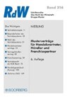 Musterverträge für Handelsvertreter, Händler und Franchisepartner - NIEBLING,  Jürgen - 9783415064911