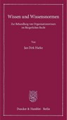 Harke, J: Wissen und Wissensnormen. - HARKE,  Jan Dirk - 9783428152865