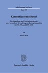 Korruption ohne Reue? - Simone Breit - 9783428185641