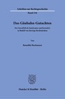 Das Gäubahn-Gutachten. - Benedikt Bachmann - 9783428188376