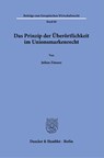 Das Prinzip der Überörtlichkeit im Unionsmarkenrecht. - Julian Zimara - 9783428189229
