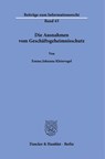 Die Ausnahmen vom Geschäftsgeheimnisschutz - Emma Johanna Kleinvogel - 9783428191918