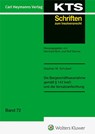 Die Bargeschäftsausnahme gemäß § 142 InsO und die Vorsatzanfechtung (KTS 72) - Stephan M. Schubert - 9783452305398