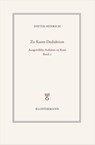 Ausgewählte Schriften zur Philosophie Kants - Dieter Henrich - 9783465046387