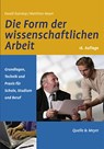 Die Form der wissenschaftlichen Arbeit - Ewald Standop ; Matthias L. G. Meyer - 9783494014371