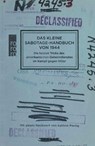 Das kleine Sabotage-Handbuch von 1944 - US Office of Strategic Services - 9783499634161