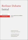 Berliner Debatte Initial 36 (2025) 3 - Berliner Debatte Initial e. V. - 9783515140782