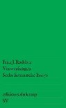 Raddatz, F: Verwerfungen - RADDATZ,  Fritz J. - 9783518105153