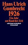 1926 - Hans Ulrich Gumbrecht - 9783518292556