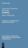 Opera, Vol. II CB - Macrobius/Willis - 9783598715266