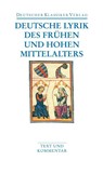 Deutsche Lyrik des frühen und hohen Mittelalters - Ingrid Kasten - 9783618680062