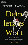 Dein letztes Wort - Deborah Masson - 9783641256210