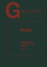 Index. Formula Index - Bohrer Rainer Bohrer - 9783662055854