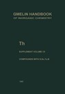 Th Thorium - BROWN,  David - 9783662063446