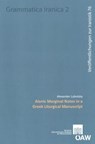 Alanic Marginal Notes in a Greek Liturgical Manuscript - Alexander Lubotsky - 9783700175926