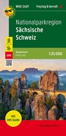 Saxon Switzerland national park region, hiking map 1:25,000, with info guide -  - 9783707918830