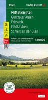 Mittelkärnten, Wander-, Rad- und Freizeitkarte 1:50.000, freytag & berndt, WK 231 -  - 9783707920826