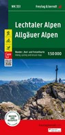Lechtaler Alpen, Allgauer Alpen Hiking, cycling, Leisure Map -  - 9783707923438