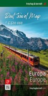 Europe Rail Travel Map -  - 9783707924206