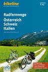 Osterreich, Schweiz, Italien Radfernwege - Esterbauer Verlag - 9783711102744