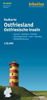 Radkarte Ostfriesland Ostfriesische Inseln -  - 9783711103161