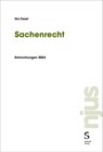 Sachenrecht - Urs Fasel - 9783727202650