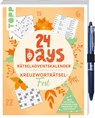 24 DAYS RÄTSELADVENTSKALENDER - Kreuzworträtsel-Fest - Frechverlag - 9783735851765